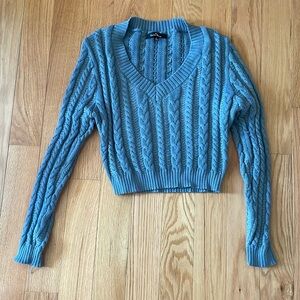 Light blue sweater, large, love tree brand